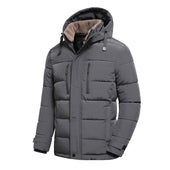 Herren Winterjacke mit abnehmbarer Kapuze-Bombardina.de