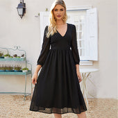 Midikleid ausgestellt-Bombardina.de