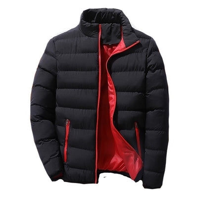 Herren-Winterjacke mit farbenfrohem Finish-Bombardina.de