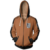 Herren-Sweatshirt mit Reißverschluss und Flügelmotiv-Bombardina.de