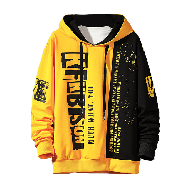 Zweifarbiger Herren-Hoodie-Bombardina.de