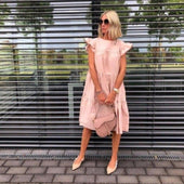 Midikleid mit ausgestelltem Unterteil-Bombardina.de