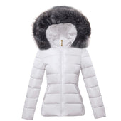 Damen Winterjacke mit Fell-Bombardina.de