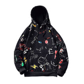 Herren-Kapuzenpullover mit Aufdruck-Bombardina.de