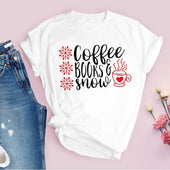 Damen-T-Shirt mit Weihnachtsaufdruck-Bombardina.de