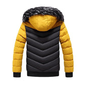 Herren zweifarbige Winterjacke-Bombardina.de