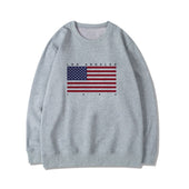 Damen-Sweatshirt ohne Reißverschluss mit Flagge-Bombardina.de