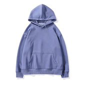 Einfarbiges Damen-Kapuzen-Sweatshirt-Bombardina.de