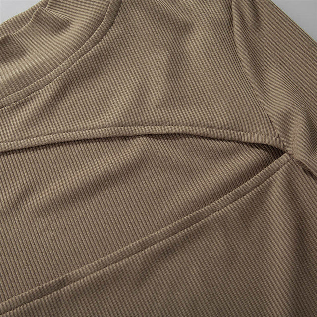 Damen-Langarm-T-Shirt mit Schnitt-Bombardina.de
