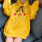 Damen-Sweatshirt mit Kapuze und Ohren-Bombardina.de