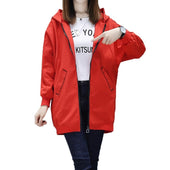 Damen-Übergangsjacke mit Aufschrift auf der Rückseite-Bombardina.de