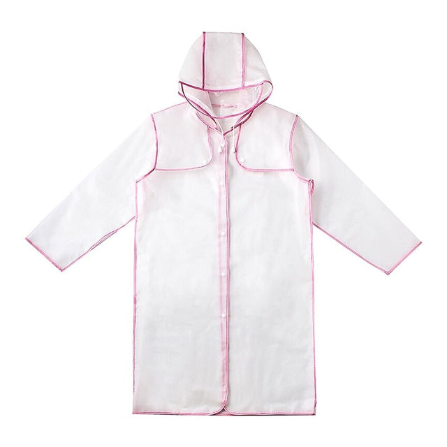 Damen Regenmantel transparent-Bombardina.de