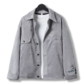 Herren Jeansjacke mit einer Aufschrift auf dem Ärmel-Bombardina.de