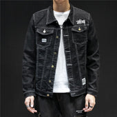 Herren Jeansjacke mit der Aufschrift-Bombardina.de