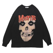 Herren-Sweatshirt mit Totenkopfmotiv - Bombardina.de