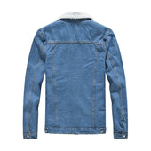 Isolierte Jeansjacke für Herren-Bombardina.de