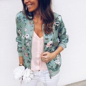 Blumen-Übergangsjacke für Damen-Bombardina.de