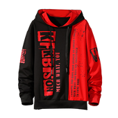 Zweifarbiger Herren-Hoodie-Bombardina.de