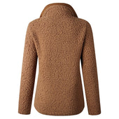 Damen-Fleece-Sweatshirt mit Reißverschluss am Ausschnitt-Bombardina.de