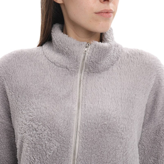 Damen-Fleece-Sweatshirt mit Stehkragen-Bombardina.de