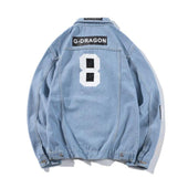Herren Jeansjacke mit Patches-Bombardina.de