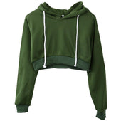 Kurz geschnittener Hoodie für Damen-Bombardina.de