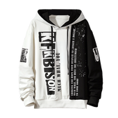 Zweifarbiger Herren-Hoodie-Bombardina.de