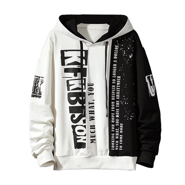 Zweifarbiger Herren-Hoodie-Bombardina.de