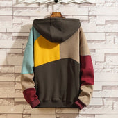 Mehrfarbiger Herren-Hoodie-Bombardina.de