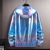 Damen-Übergangsjacke in Metallic