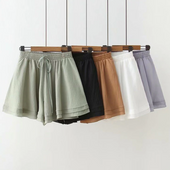 Damen-Shorts mit Paspel an der Taille-Bombardina.de