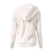 Damen-Fleece-Sweatshirt mit Kapuze-Bombardina.de