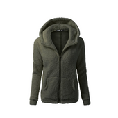 Damen-Fleece-Sweatshirt mit Kapuze-Bombardina.de