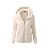 Damen-Fleece-Sweatshirt mit Kapuze-Bombardina.de