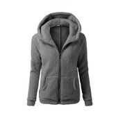 Damen-Fleece-Sweatshirt mit Kapuze-Bombardina.de