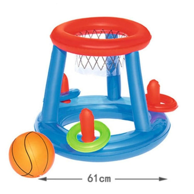 Aufblasbarer Basketballkorb im Pool-Bombardina.de