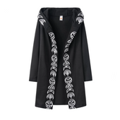 Damen-Sweatshirt mit Reißverschluss im Gothic-Stil-Bombardina.de