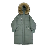 Damen Winterjacke mit Fell-Bombardina.de