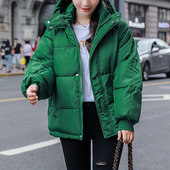 Damen Winterjacke mit lockerem Schnitt-Bombardina.de