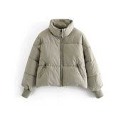 Damen Winterjacke mit Stehkragen-Bombardina.de