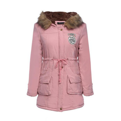 Damen Winterjacke mit Fell-Bombardina.de