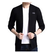 Herren-Sweatshirt mit Reißverschluss, das eine Jacke imitiert-Bombardina.de