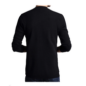 Herren-Sweatshirt mit Reißverschluss, das eine Jacke imitiert-Bombardina.de