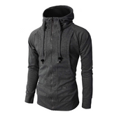 Herren-Hoodie mit Reißverschluss-Bombardina.de