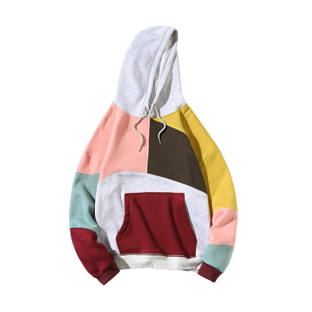 Mehrfarbiger Herren-Hoodie-Bombardina.de
