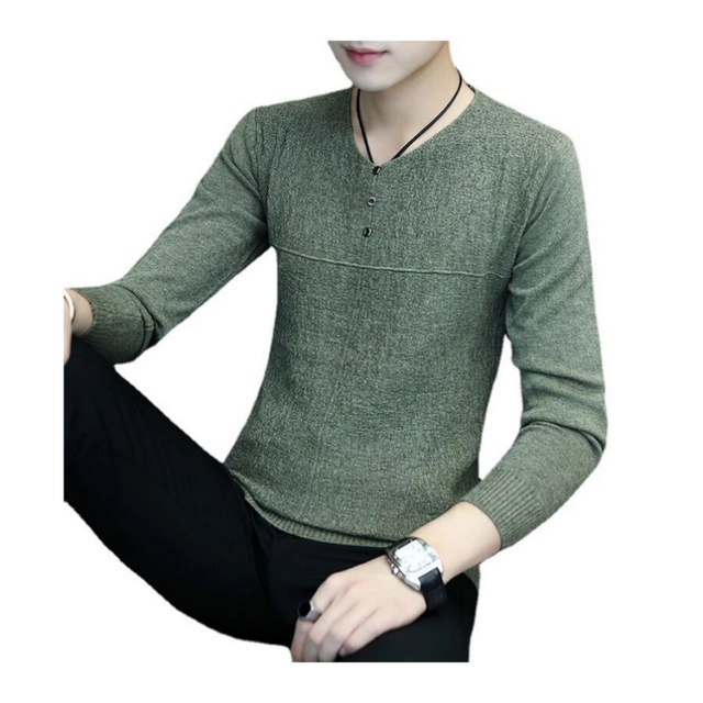 Herren-Sweatshirt mit V-Ausschnitt, nicht abnehmbar-Bombardina.de