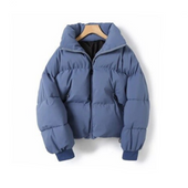 Damen Winterjacke mit Stehkragen-Bombardina.de