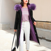 Damen Winterjacke mit Fell-Bombardina.de