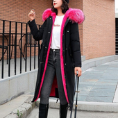 Damen Winterjacke mit Fell-Bombardina.de