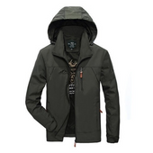 Herren Winterjacke mit Kapuze-Bombardina.de